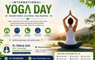 International Yoga Day 2026 – Yoga for Lung Health and Better Breathing by Dr. Debraj Jash, Best Pulmonologist in Kolkata